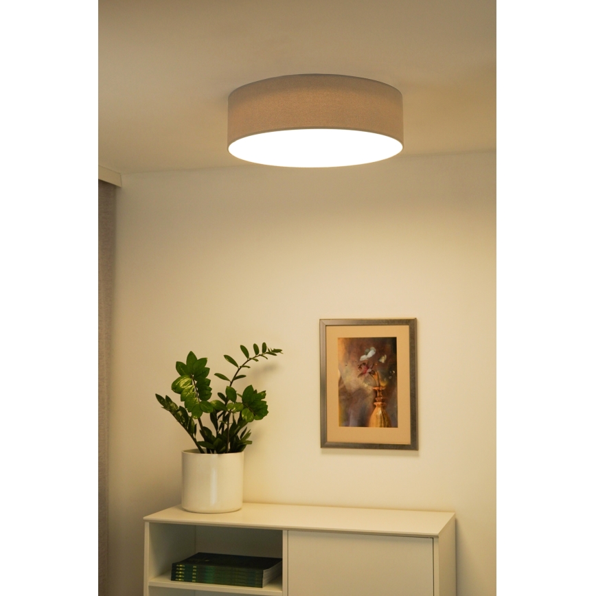 Duolla - LED mennyezeti lámpa CORTINA LED/26W/230V átm. 45 cm 4000K szürke