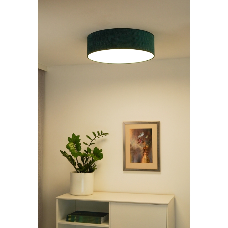 Duolla - LED mennyezeti lámpa CORTINA LED/26W/230V átm. 45 cm 4000K zöld