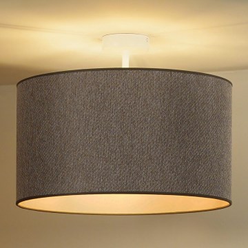 Duolla - Csillár ROLLER ECO RECYCLING 1xE27/15W/230V átm. 45 cm barna