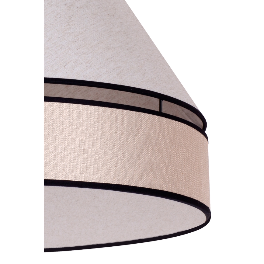 Duolla - Csillár zsinóron AVIGNON 1xE27/15W/230V á. 50 cm bézs