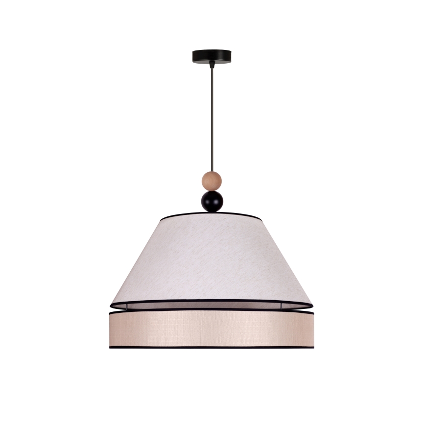 Duolla - Csillár zsinóron AVIGNON 1xE27/15W/230V á. 50 cm bézs