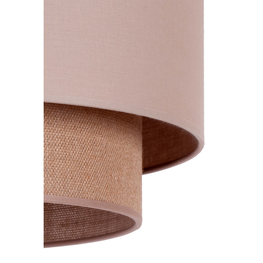 Duolla - Csillár zsinóron BOHO 1xE27/15W/230V átm. 45 cm bézs/barna