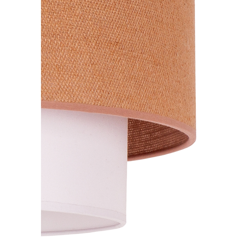 Duolla - Csillár zsinóron BOHO 1xE27/40W/230V átm. 45 cm bézs/fehér