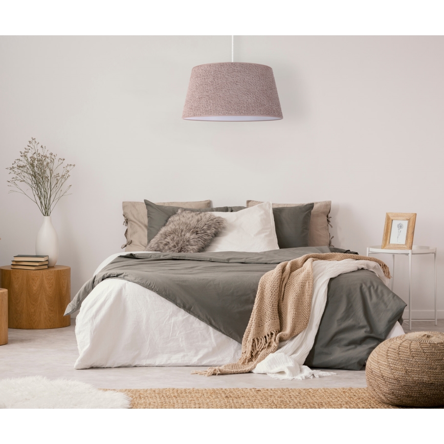 Duolla - Csillár zsinóron BOUCLE 1xE27/15W/230V á. 50 cm barna