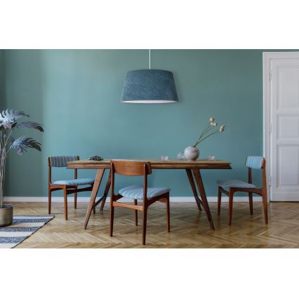Duolla - Csillár zsinóron BOUCLE 1xE27/15W/230V á. 50 cm türkiz