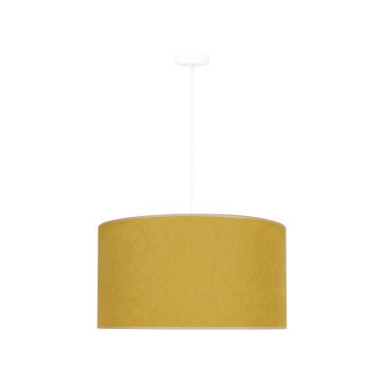 Duolla - Csillár zsinóron BRISTOL 1xE27/15W/230V átm. 45 cm sárga/fehér