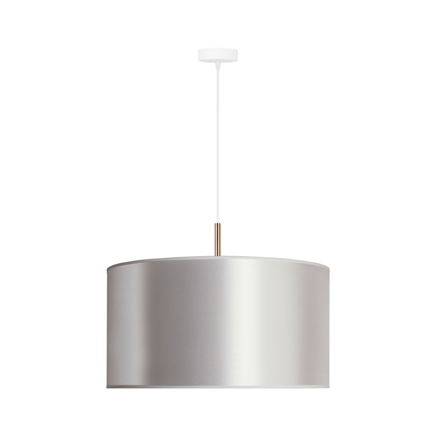 Duolla - Csillár zsinóron CANNES 1xE27/15W/230V á. 45 cm ezüst/réz