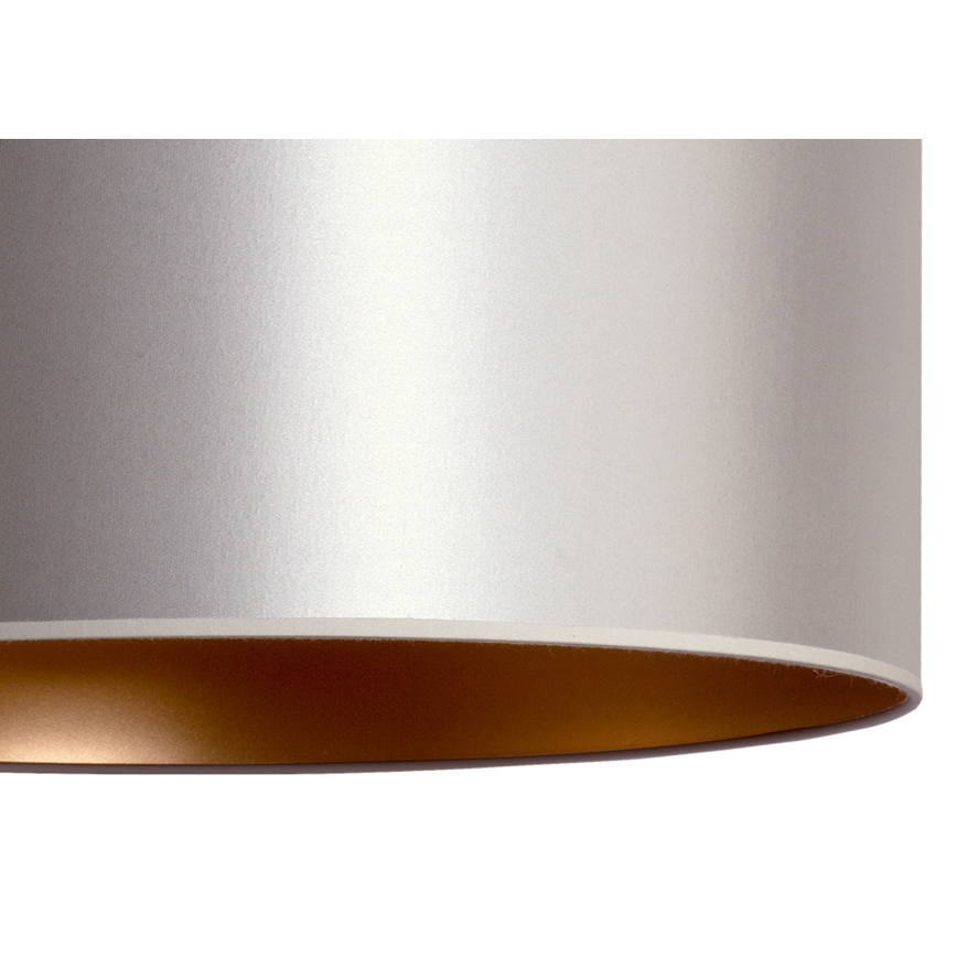 Duolla - Csillár zsinóron CANNES 1xE27/15W/230V á. 50 cm ezüst/réz