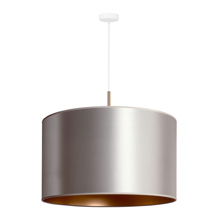 Duolla - Csillár zsinóron CANNES 1xE27/15W/230V á. 50 cm ezüst/réz