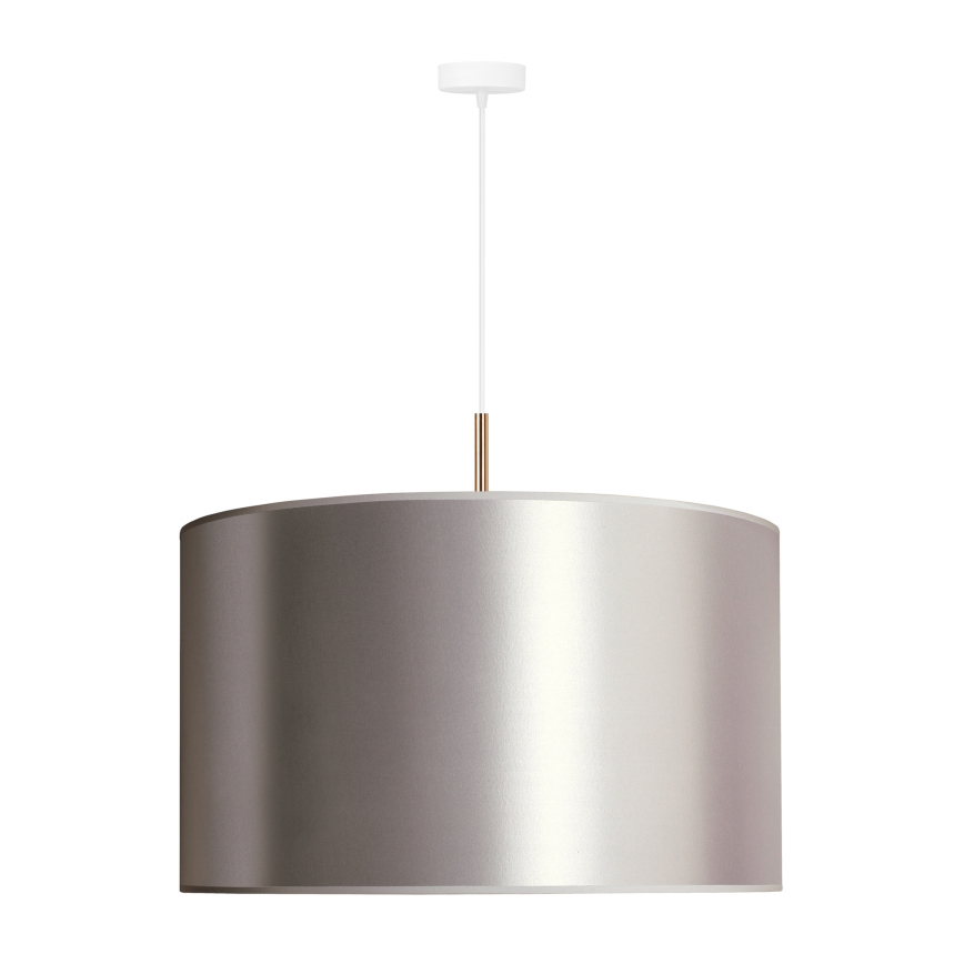 Duolla - Csillár zsinóron CANNES 1xE27/15W/230V á. 50 cm ezüst/réz