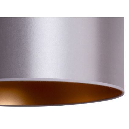 Duolla - Csillár zsinóron CANNES 1xE27/15W/230V á. 50 cm ezüst/réz
