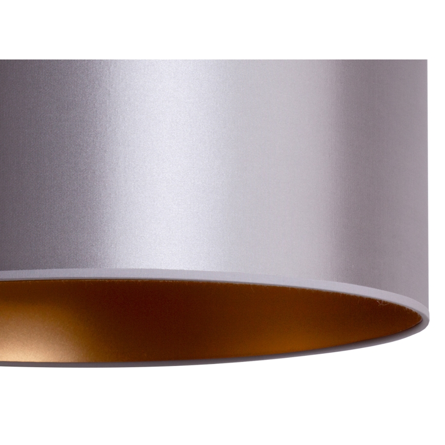 Duolla - Csillár zsinóron CANNES 1xE27/15W/230V á. 50 cm ezüst/réz