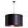 Duolla - Csillár zsinóron CANNES 1xE27/15W/230V á. 50 cm fekete/réz