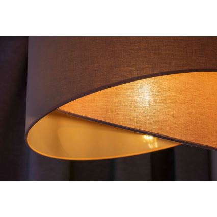 Duolla - Csillár zsinóron CELLO 1xE27/40W/230V átm. 45 cm rózsaszín