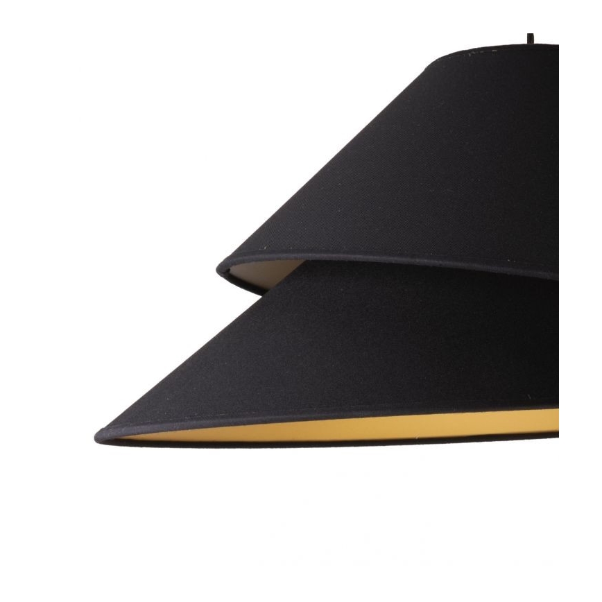 Duolla - Csillár zsinóron COCO 1xE27/40W/230V átm. 50 cm fekete