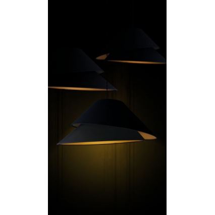 Duolla - Csillár zsinóron COCO 1xE27/40W/230V átm. 50 cm fekete