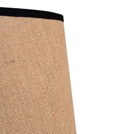 Duolla - Csillár zsinóron CONE 1xE27/15W/230V átm. 40 cm barna/fekete