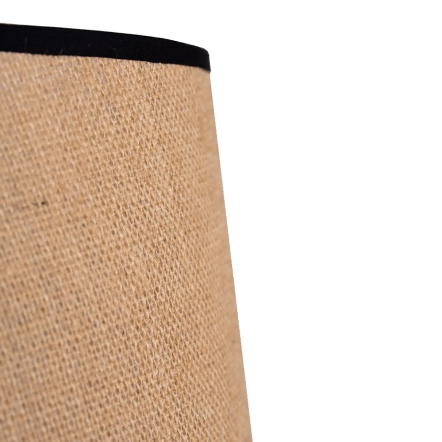 Duolla - Csillár zsinóron CONE 1xE27/15W/230V átm. 40 cm barna/fekete