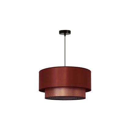Duolla - Csillár zsinóron COPPER SHINY 1xE27/15W/230V átm. 45 cm réz