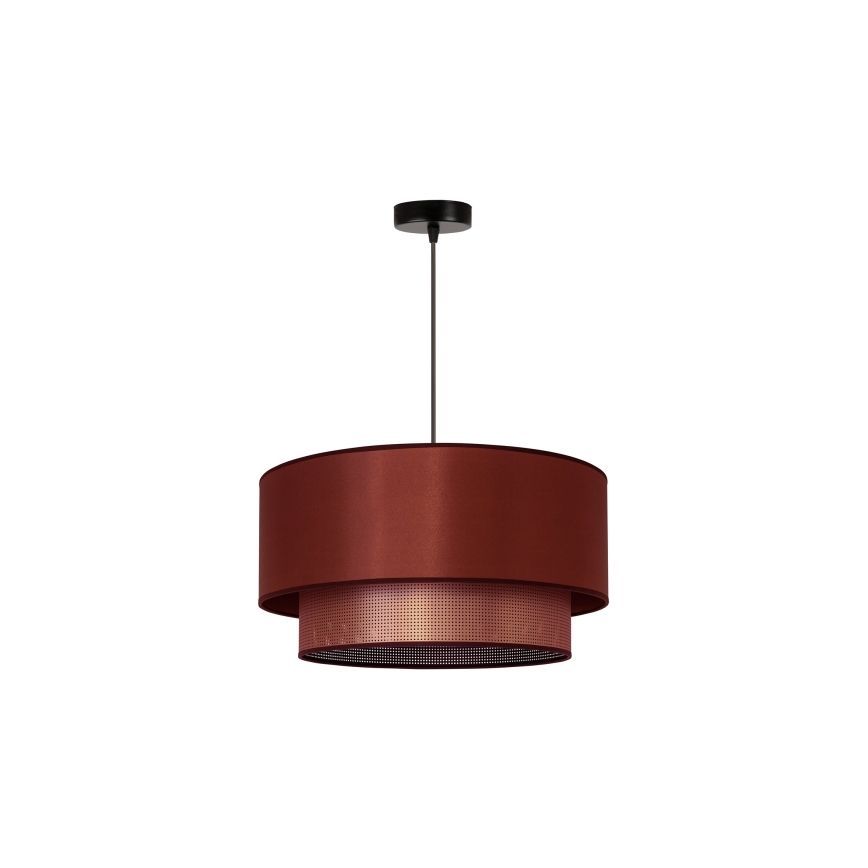 Duolla - Csillár zsinóron COPPER SHINY 1xE27/15W/230V átm. 45 cm réz