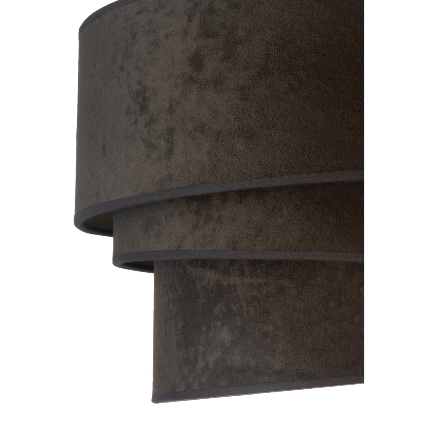 Duolla - Csillár zsinóron DEVON 1xE27/40W/230V átm. 45 cm fekete/arany