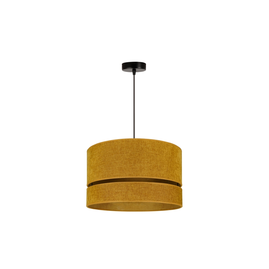 Duolla - Csillár zsinóron DOUBLE 1xE27/15W/230V átm. 40 cm narancs