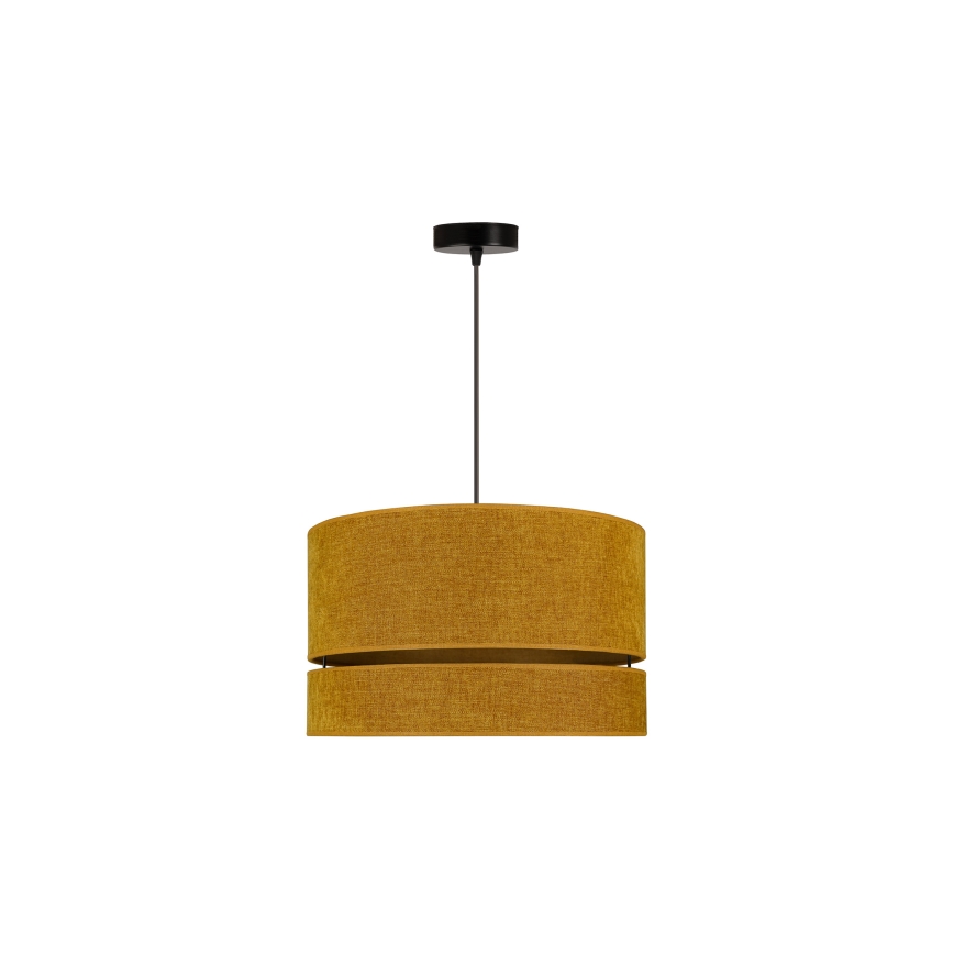 Duolla - Csillár zsinóron DOUBLE 1xE27/15W/230V átm. 40 cm narancs