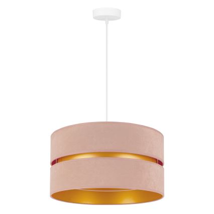 Duolla - Csillár zsinóron DUO 1xE27/15W/230V átm. 40 cm bézs