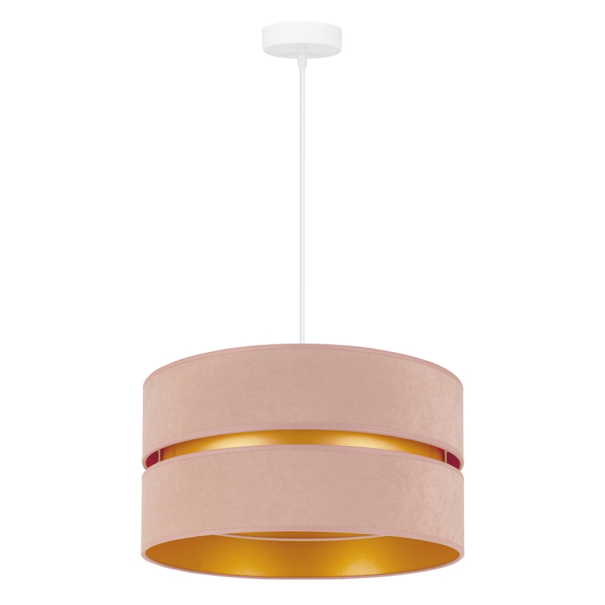 Duolla - Csillár zsinóron DUO 1xE27/15W/230V átm. 40 cm bézs