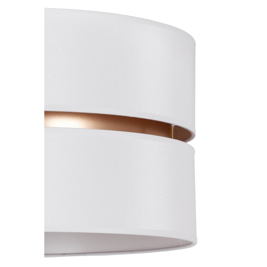 Duolla - Csillár zsinóron DUO 1xE27/15W/230V átm. 40 cm fehér/arany