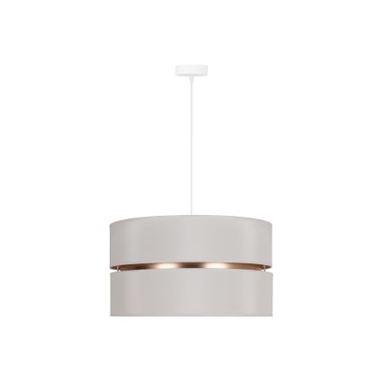 Duolla - Csillár zsinóron DUO 1xE27/15W/230V átm. 40 cm krémes/arany