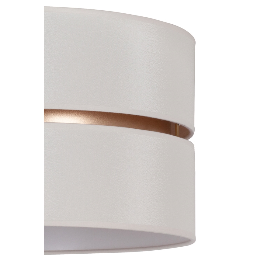 Duolla - Csillár zsinóron DUO 1xE27/15W/230V átm. 40 cm krémes/arany