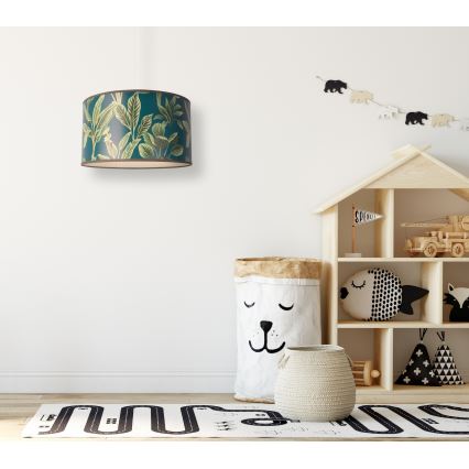 Duolla - Csillár zsinóron GOLD LEAVES 1xE27/15W/230V á. 35 cm