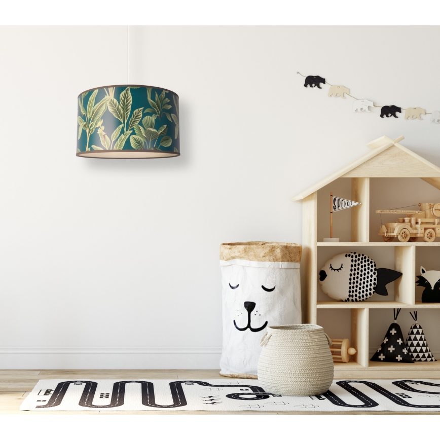 Duolla - Csillár zsinóron GOLD LEAVES 1xE27/15W/230V á. 35 cm