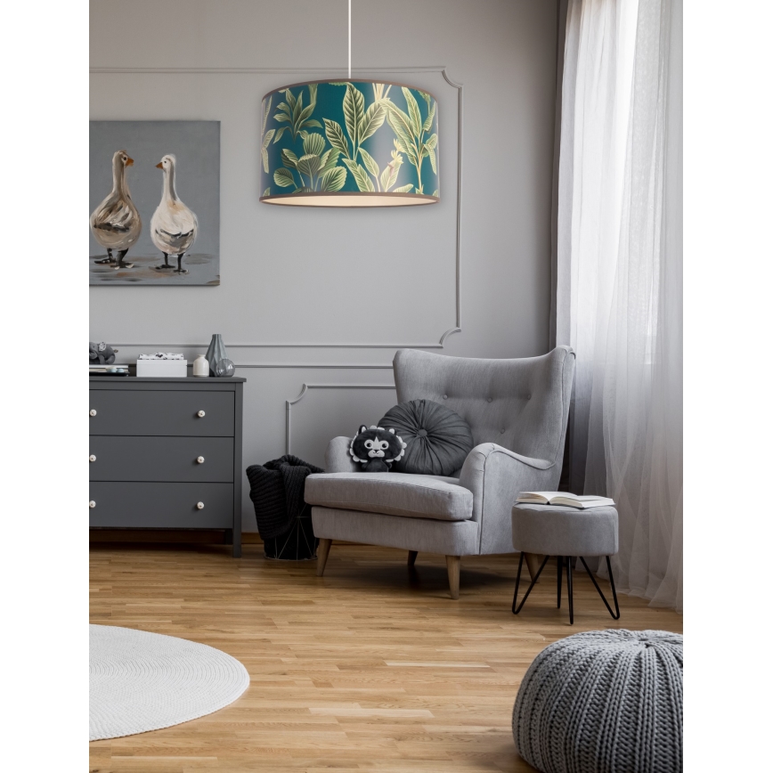 Duolla - Csillár zsinóron GOLD LEAVES 1xE27/15W/230V á. 40 cm