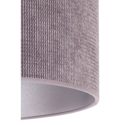 Duolla - Csillár zsinóron LYON 1xE27/15W/230V átm. 40 cm szürke