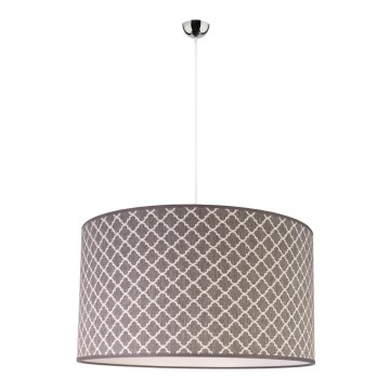 Duolla - Csillár zsinóron MAROKO 1xE27/40W/230V átm. 45 cm szürke