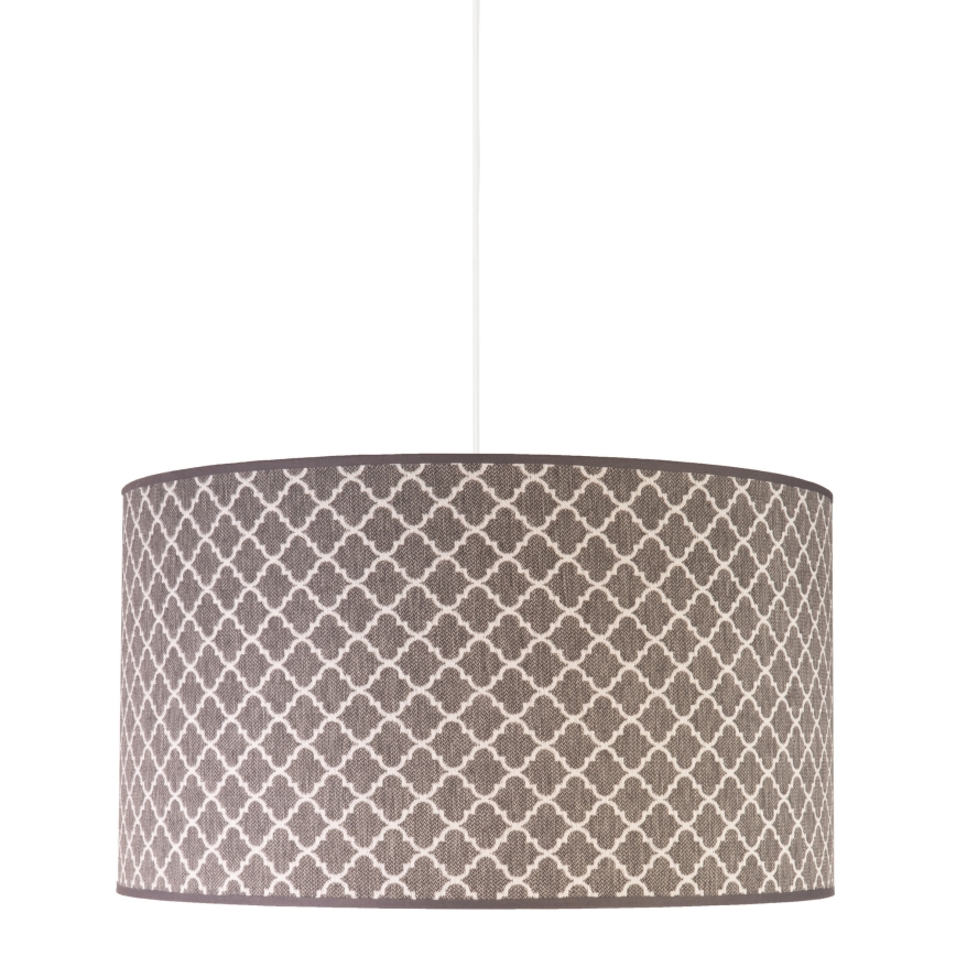 Duolla - Csillár zsinóron MAROKO 1xE27/40W/230V átm. 45 cm szürke