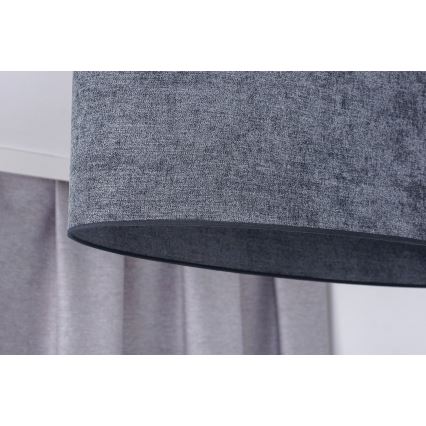 Duolla - Csillár zsinóron OVAL 1xE27/15W/230V szürke