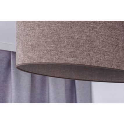 Duolla - Csillár zsinóron OVAL 2xE27/15W/230V barna