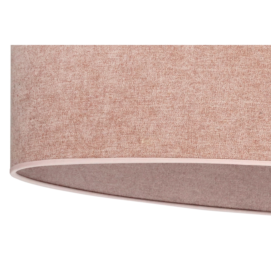 Duolla - Csillár zsinóron OVAL 2xE27/15W/230V rózsaszín