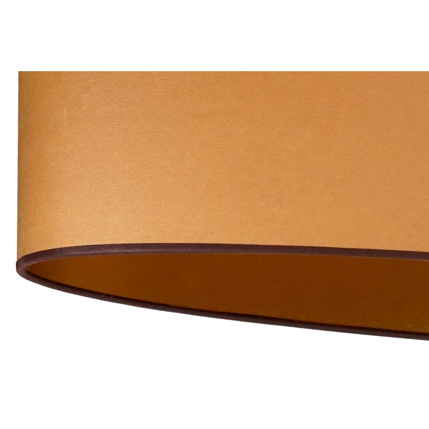 Duolla - Csillár zsinóron OVAL VEGAN 2xE27/15W/230V barna