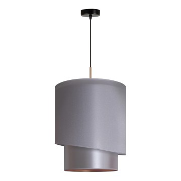 Duolla - Csillár zsinóron PARIS 1xE27/15W/230V á. 40 cm ezüst/arany