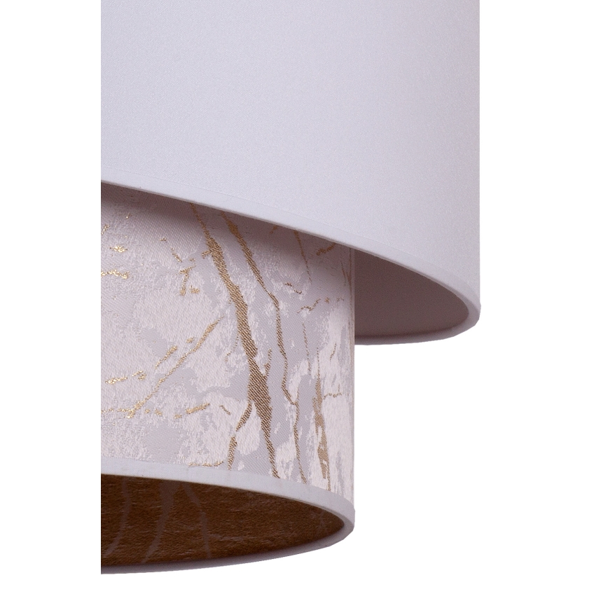 Duolla - Csillár zsinóron PARIS 1xE27/15W/230V á. 40 cm fehér/bézs