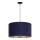 Duolla - Csillár zsinóron ROLLER 1xE27/15W/230V átm. 40 cm kék/arany