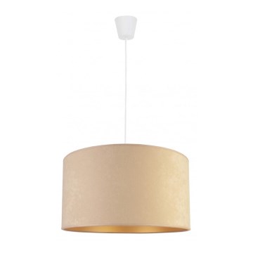 Duolla - Csillár zsinóron ROLLER 1xE27/40W/230V átm. 40 cm bézs