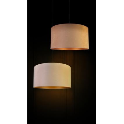 Duolla - Csillár zsinóron ROLLER 1xE27/40W/230V átm. 40 cm bézs