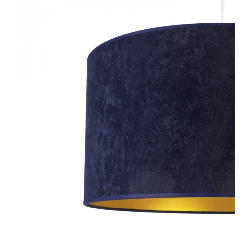 Duolla - Csillár zsinóron ROLLER 1xE27/40W/230V átm. 40 cm kék