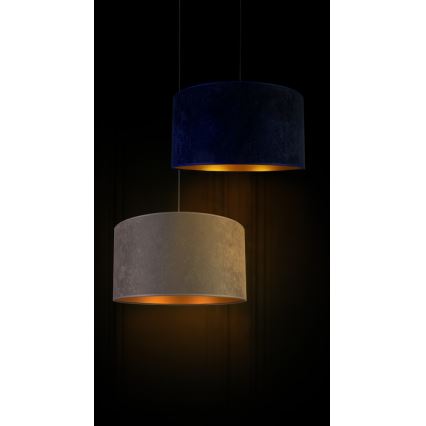 Duolla - Csillár zsinóron ROLLER 1xE27/40W/230V átm. 40 cm kék