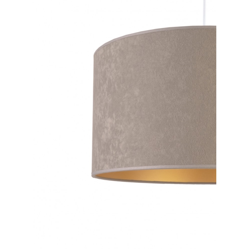 Duolla - Csillár zsinóron ROLLER 1xE27/40W/230V átm. 40 cm szürke